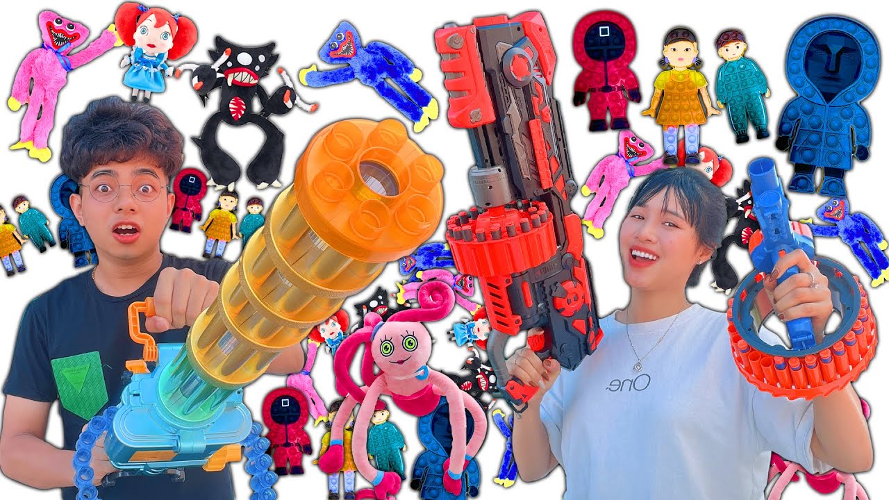 SÚNG NERF 100 NGHÌN VỚI 500 NGHÌN VỚI 1 TRIỆU CUỘC THI TÌM RA VUA SÁT THỦ THẮNG TÊ TÊ HẰNG NGA