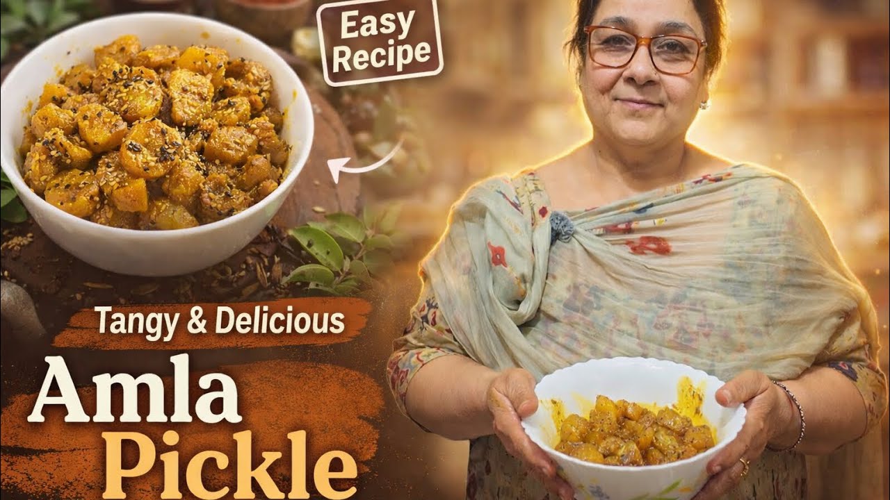 Amla Pickle Recipe at Home | Instant Tangy & Healthy Amla Achaar | Easy Recipe