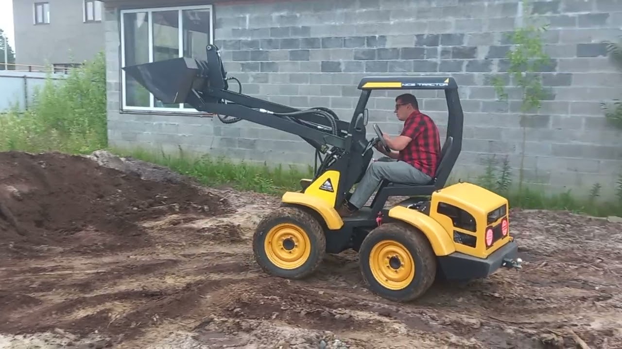 Видео для покупателя погрузчика (щебень фракцией 40/70 )