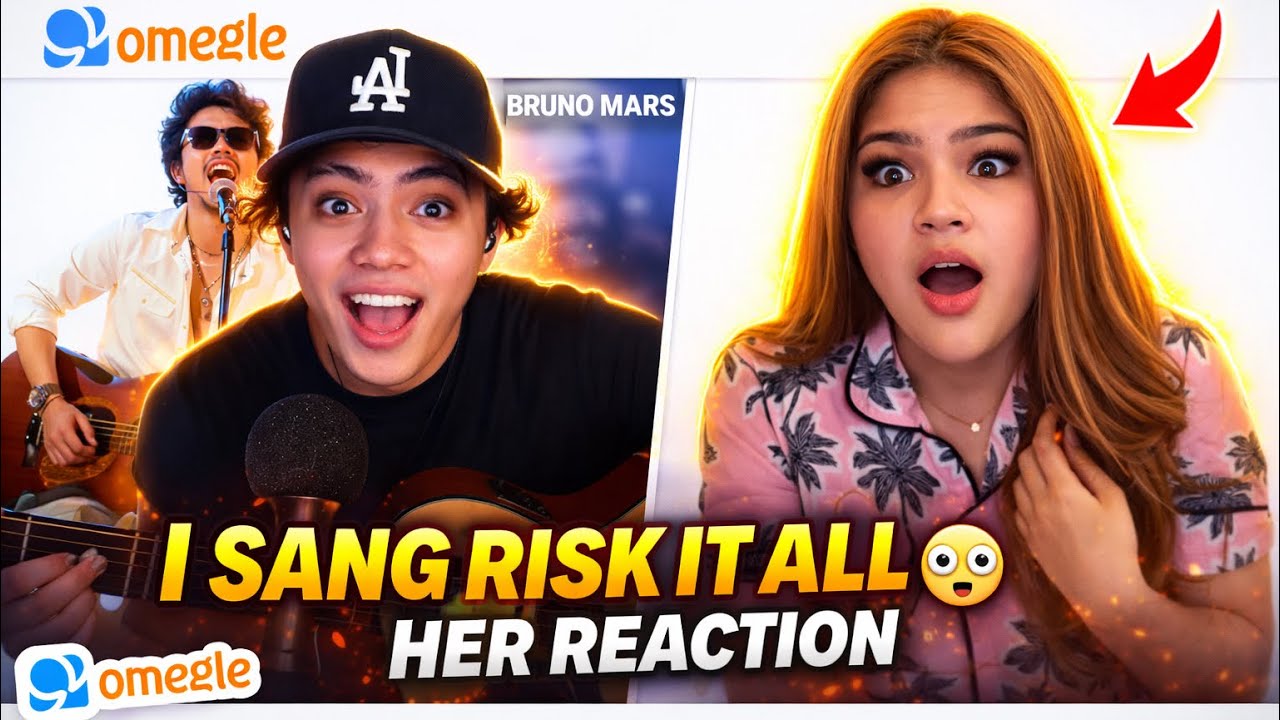 I Sang Bruno Mars &ldquo;Risk It All&rdquo; on Omegle&hellip; Her Reaction Was Crazy 😳