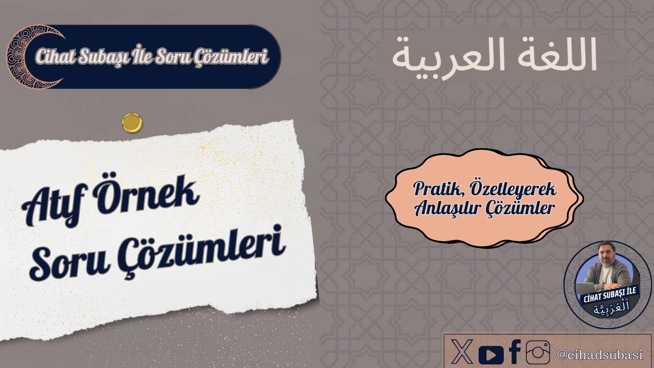 Nahiv I Atıf alıştırmalar