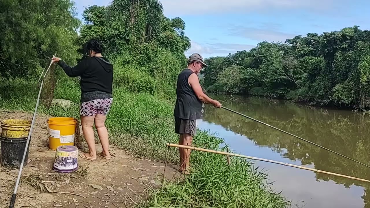 pesca no rio camboriu  sc