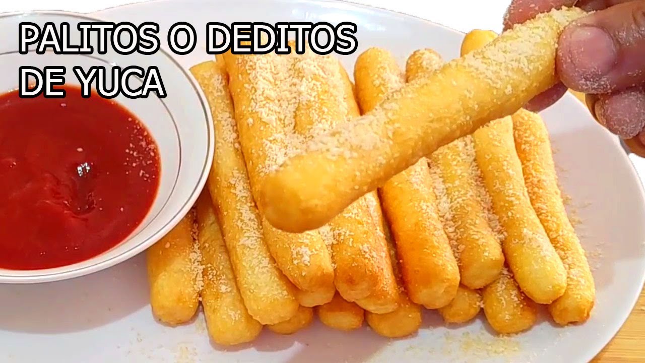 PALITOS O DEDITOS DE YUCA SUPER FACIL DE HACER
