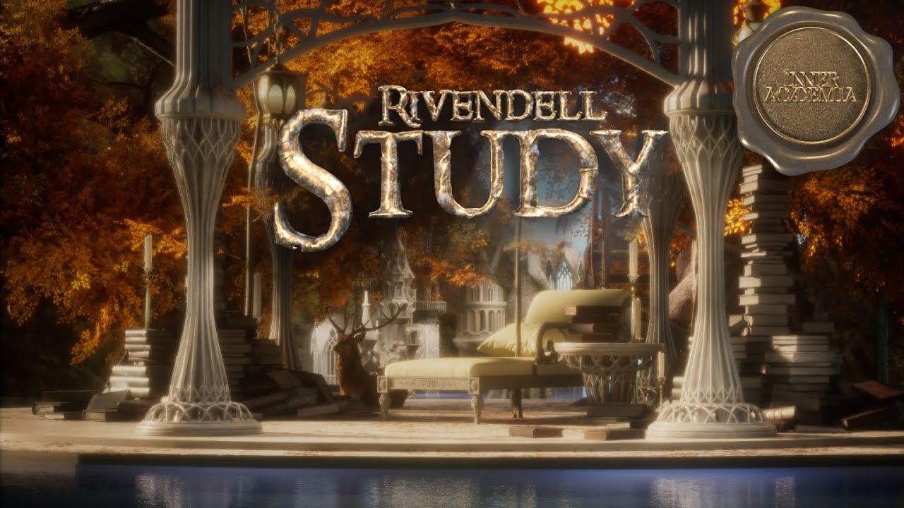 Study at Rivendell I Middle Earth🍂 Pomodoro 45/15 🔔 2 hrs (Lord of the Rings inspired)
