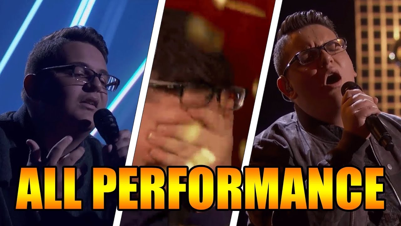 Christian Guardino America's Got Talent 2017 ALL Performances｜GTF