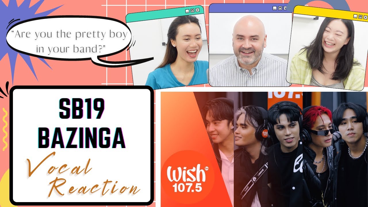 SB19 | Bazinga - Vocal Coach Reacts [LIVE] on Wish 107 5 Bus