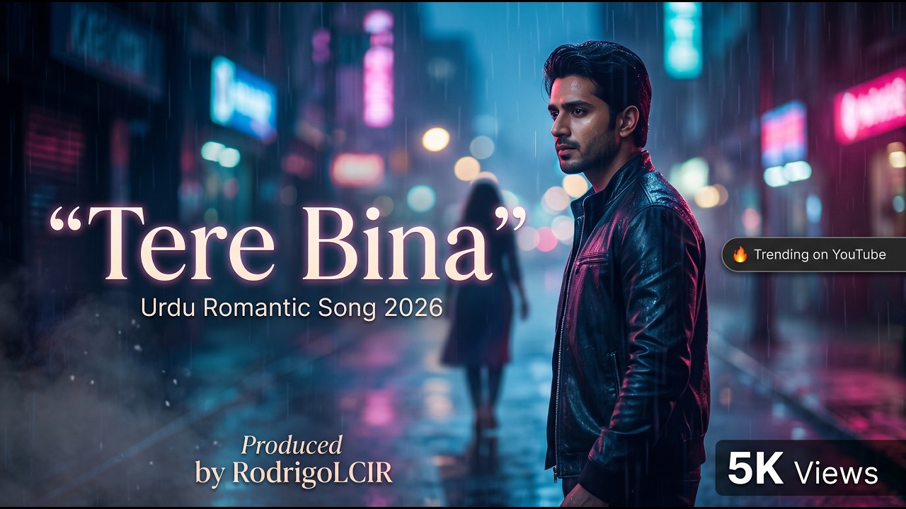 Tere Bina | Urdu Romantic Song 2025 | Dreamy Love Ballad | AI Music Video