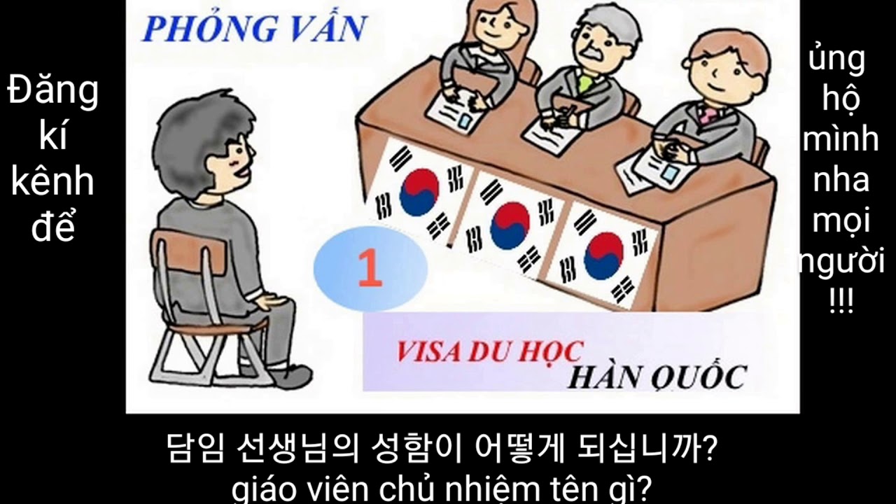 [ Du học Hàn Quốc] Các câu hỏi phỏng vấn ĐSQ + câu trả lời | Hiếu Đây