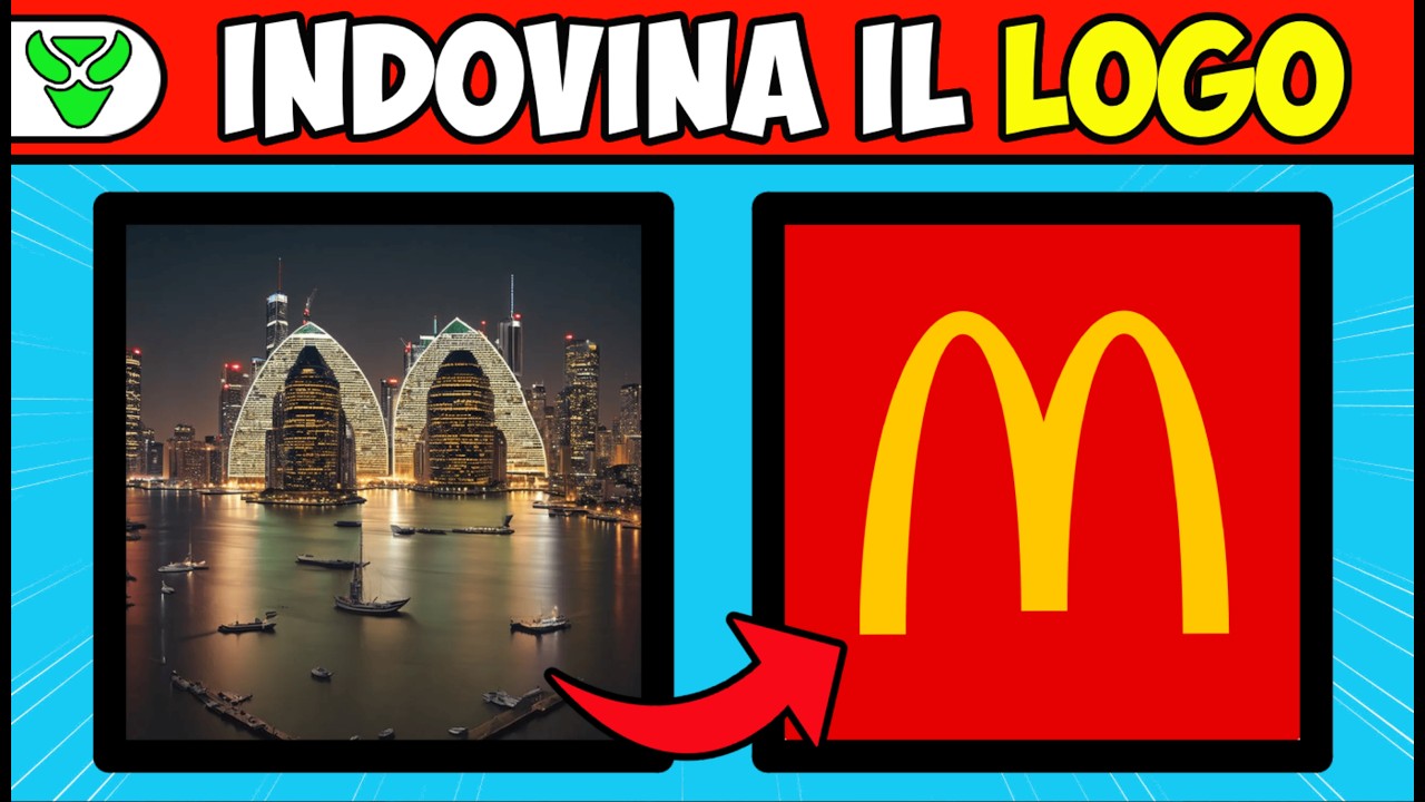 QUIZ - INDOVINA IL LOGO DALL'ILLUSIONE OTTICA || QUIZ LOGO 2024 #quiz #logo #2024 #illusione