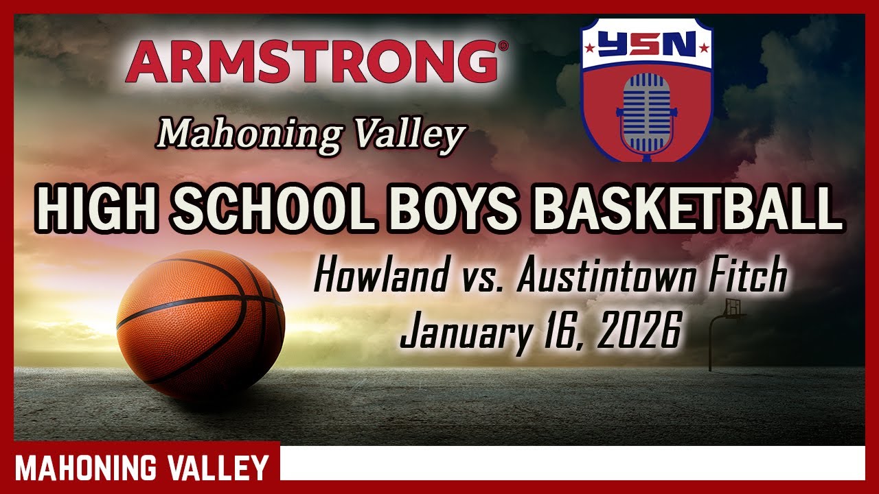 High School Basketball Mahoning Valley:  Howland vs. Fitch Boys 1 16 26