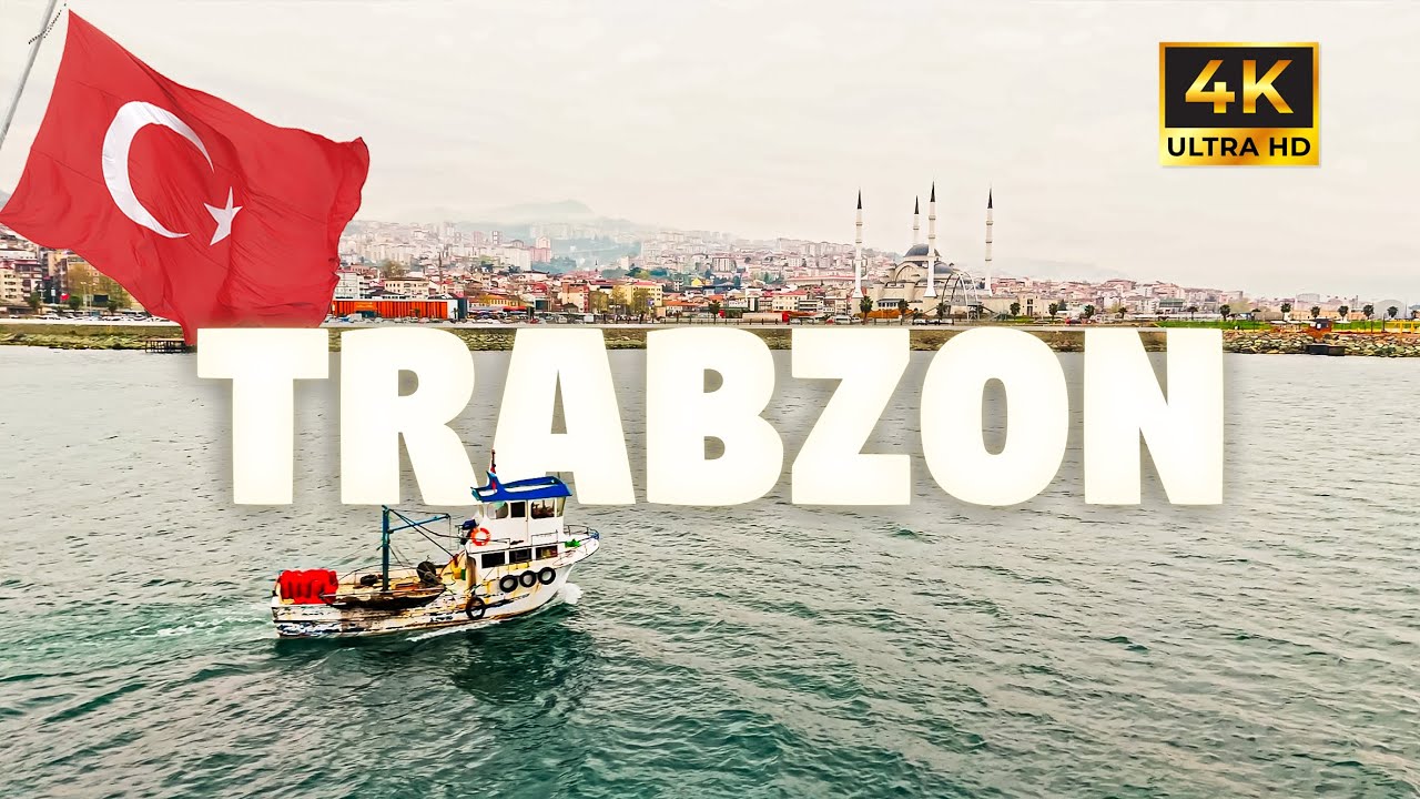 Trabzon - City Center - Turkiye | 4k UHD | Turkish Black Sea 2024