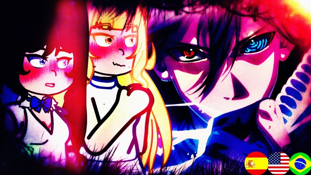 🇺🇸/🇧🇷/🇪🇸 Danmachi React to Bell As Sasuke Uchiha – Gacha React