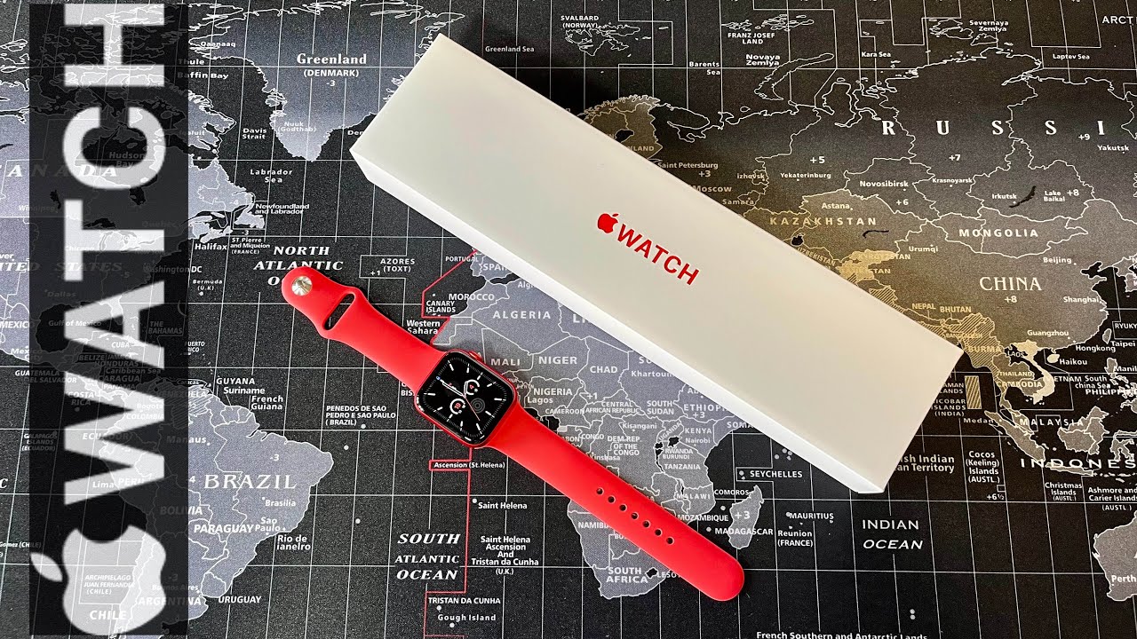 Apple Watch 2021 - Unboxing and Hands-on ( Product Red )