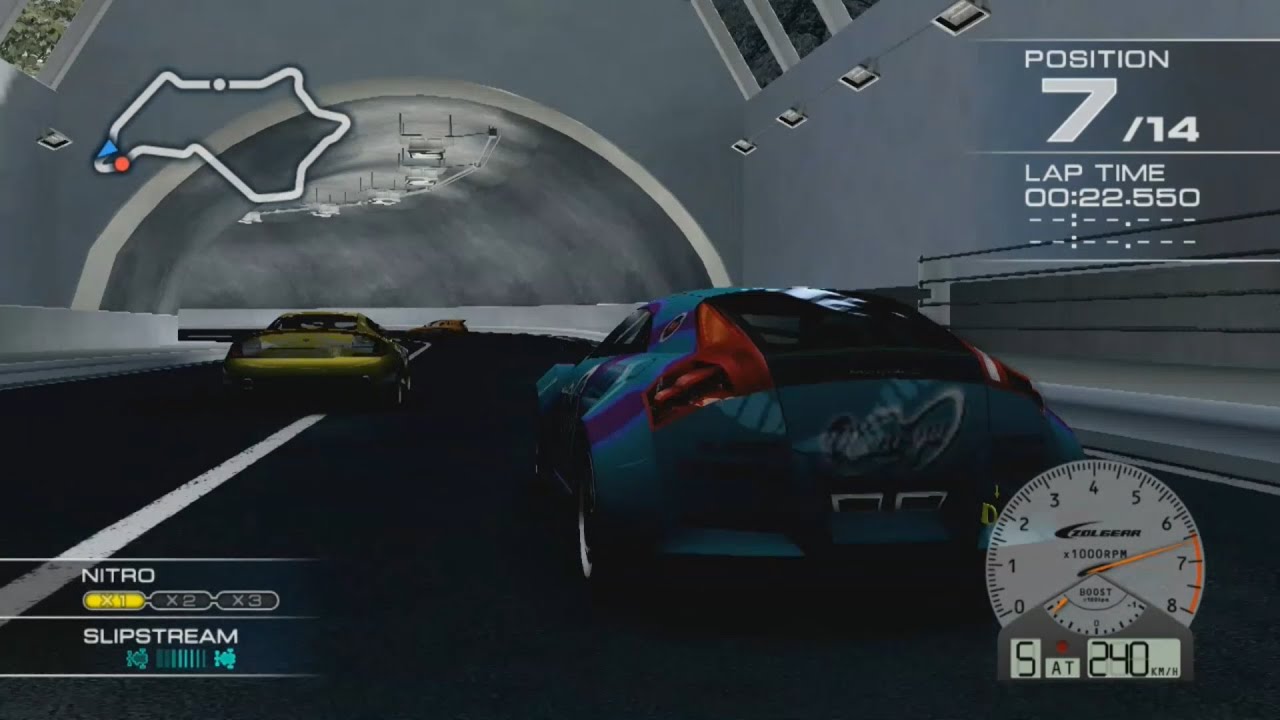 Ridge Racer 7 Maker's Trial ANDORGENESIS with Prophetie at Midtown Parkway R [Driver's view]