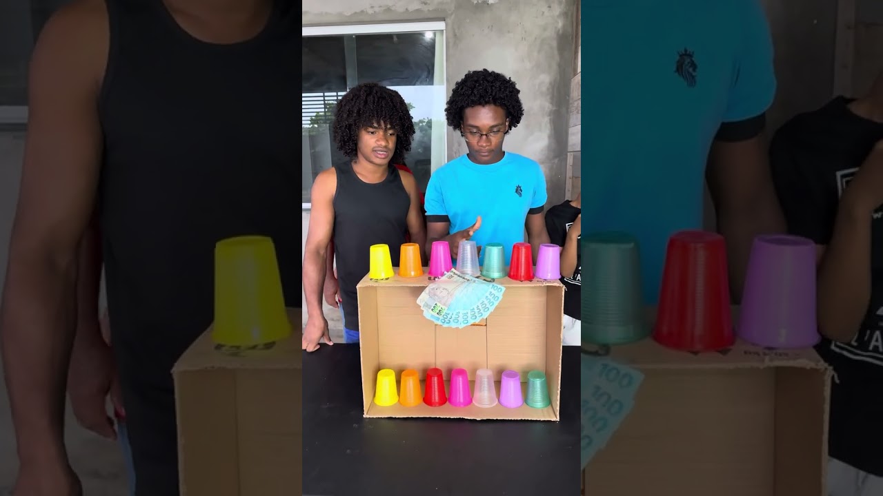 Coloque os copos nas cores? Vídeo completo