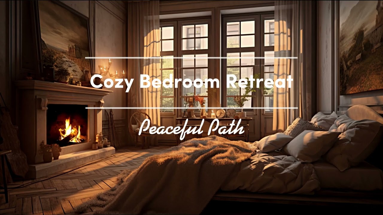 Relax by the Fireplace with Chill Lo-fi Beats | Peaceful Path