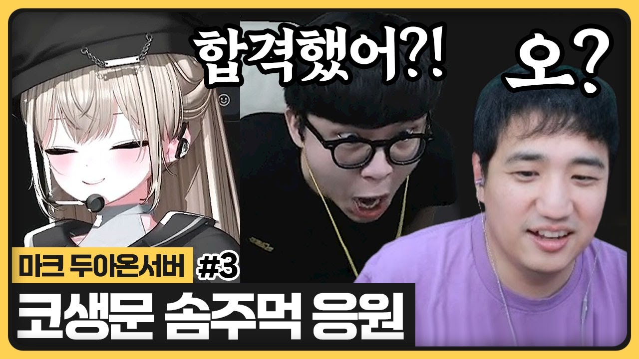 솜주먹이 아이돌에 도전?! 코생문의 합격응원 (2025.08.02)
