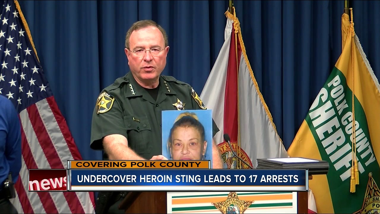17 suspects arrested in undercover heroin bust