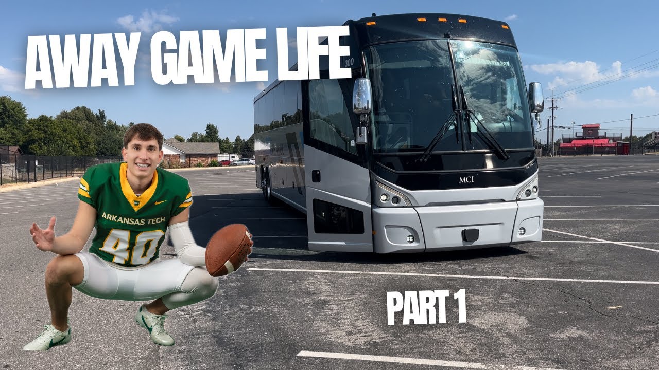 What it's like to Travel to AWAY Games as a College Football Player!! Part 1