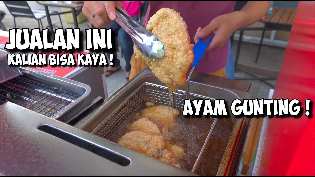SERGAP DAGANGAN INI ! JUALAN AYAM GUNTING nemu ini di GEROBAKAN !