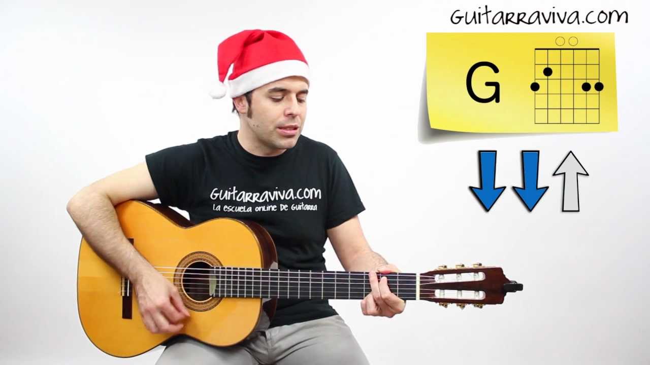 Como tocar Villancicos en guitarra Campana Sobre Campana FACIL