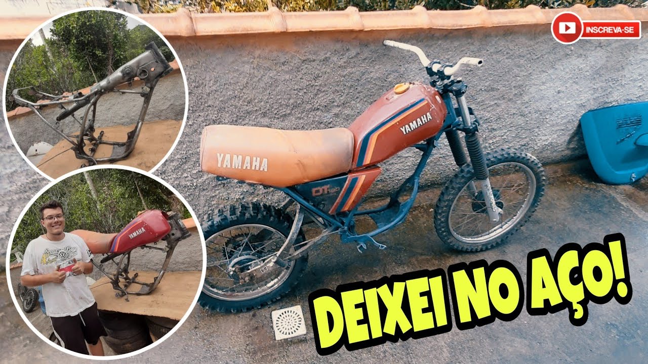 DEIXEI O QUADRO DA DT 180 NO AÇO *reforma da DTzinha*