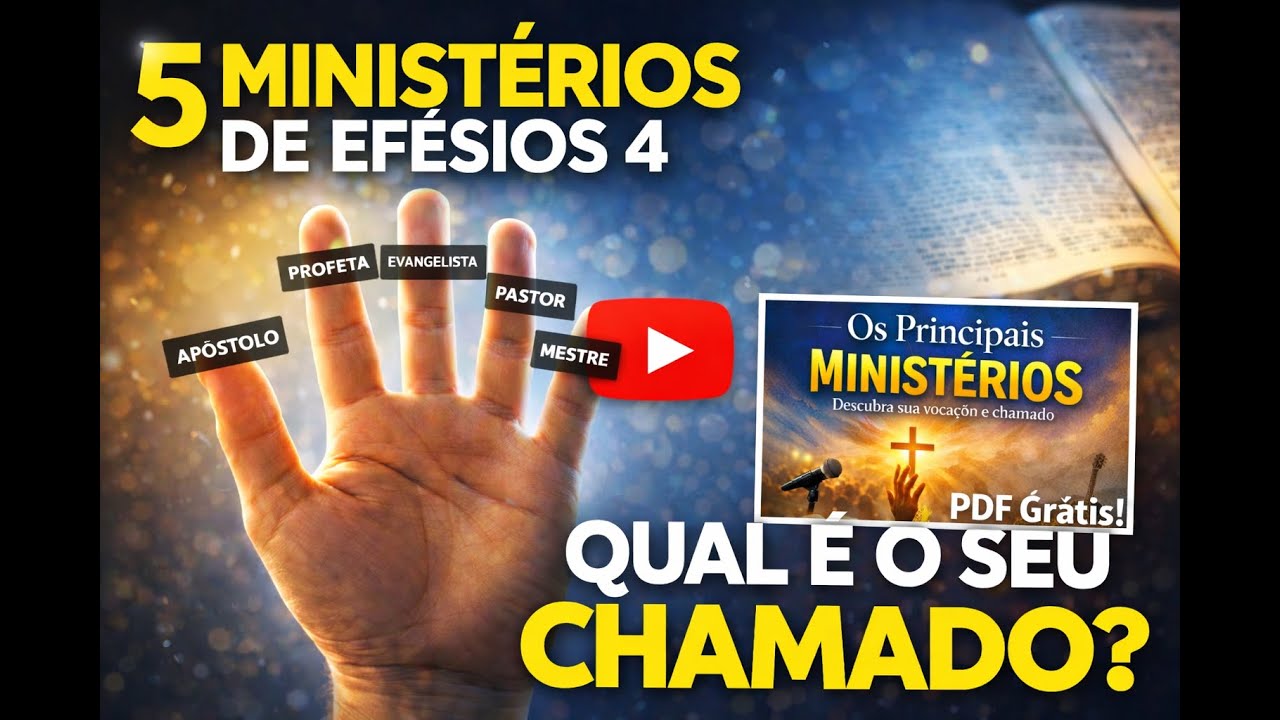 Os 5 Ministérios. Qual é o seu chamado? (PDF grátis)