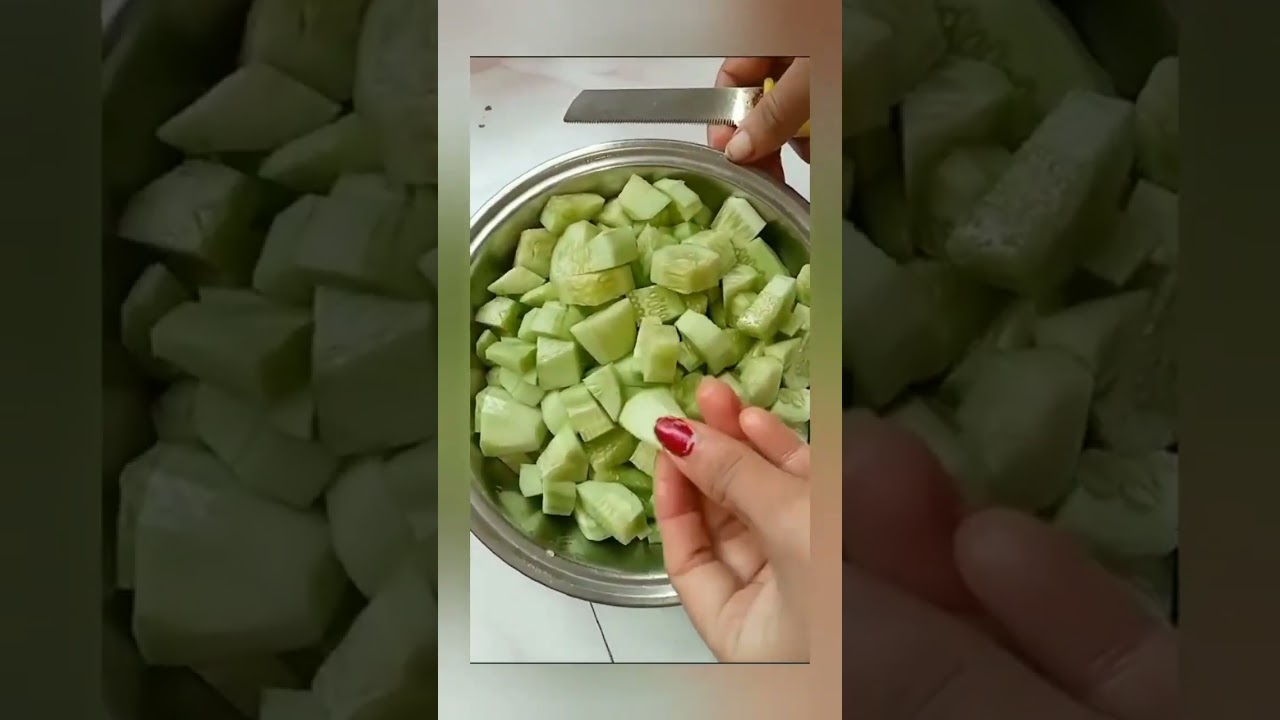 Cucumber sabji