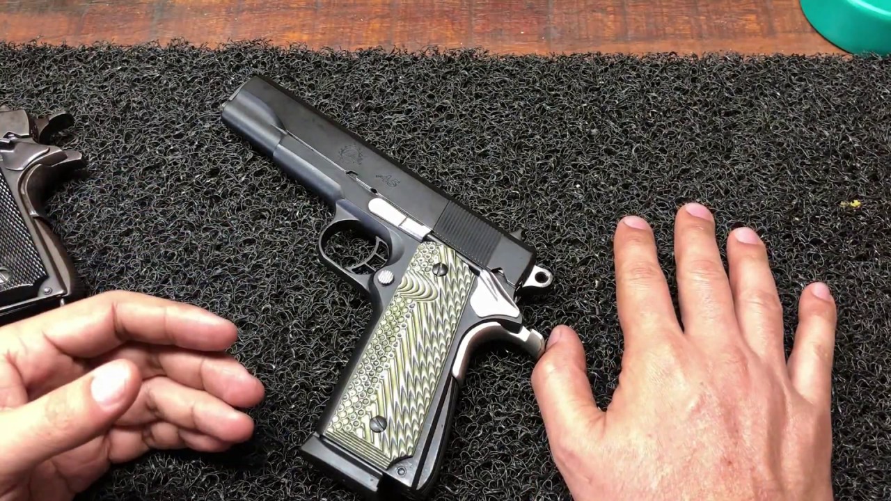 Quais principais itens para customizar numa 1911