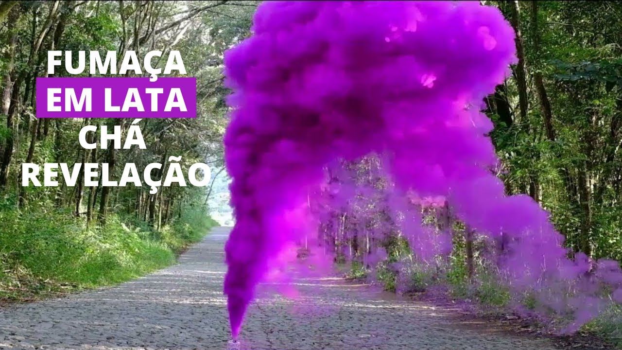 COMO USAR LATA DE FUMAÇA PARA CHÁ REVELAÇÃO