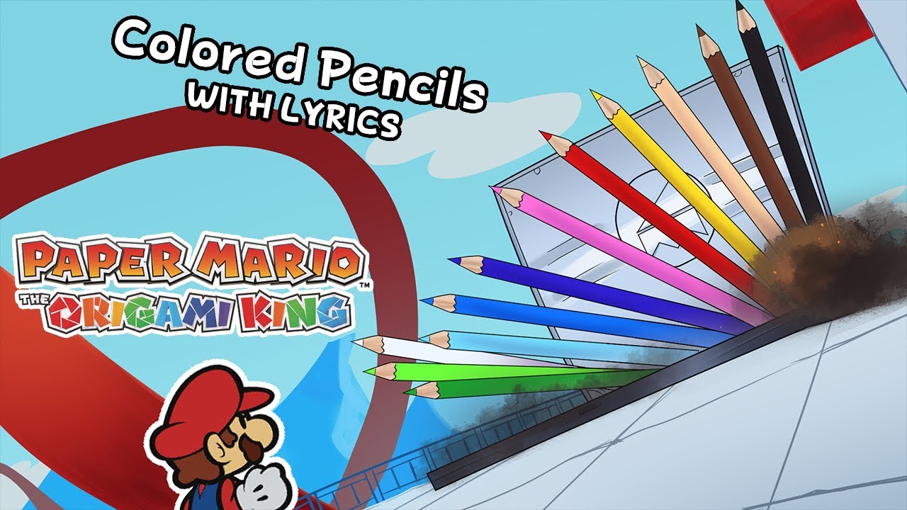 The Missile Maestro, Colored Pencils WITH LYRICS - Paper Mario: The Origami King Cover