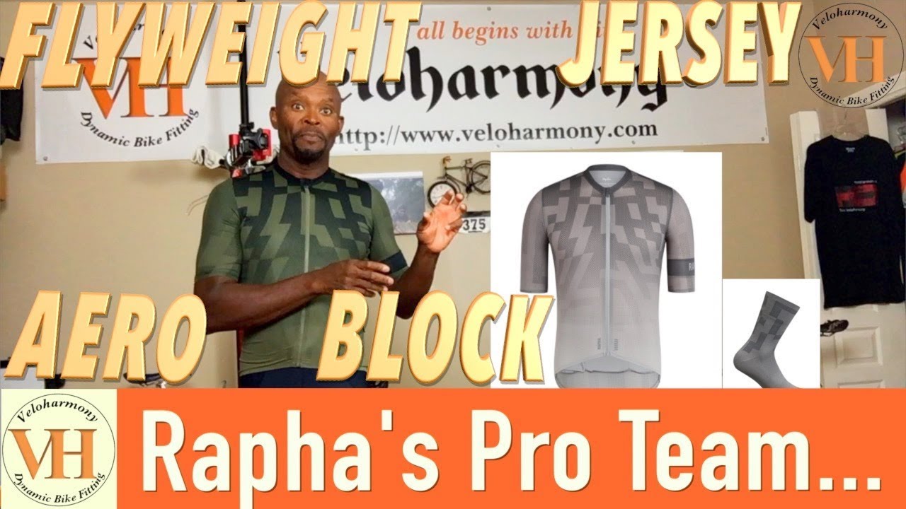 Rapha Pro Team Flyweight Jersey - Aero Block