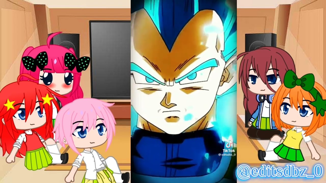 Las Quintillizas reaccionan a los Saiyajin ✨