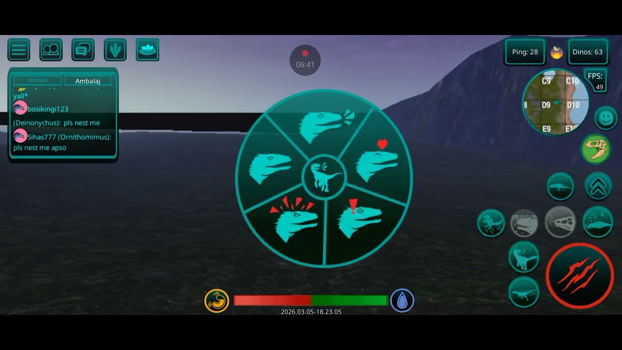 Arkadaşlar bugün sizlere The Cursed İsle dinosaurus,u öğrettim 