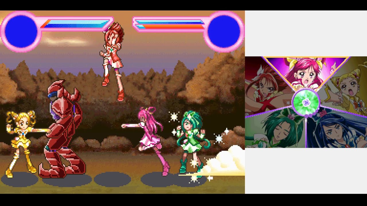 Yes! PreCure 5 Go Go! :  Zenin Shu-Go! Dream Festival (2008) Nintendo DS Gameplay #1 in HD (DeSmuME)