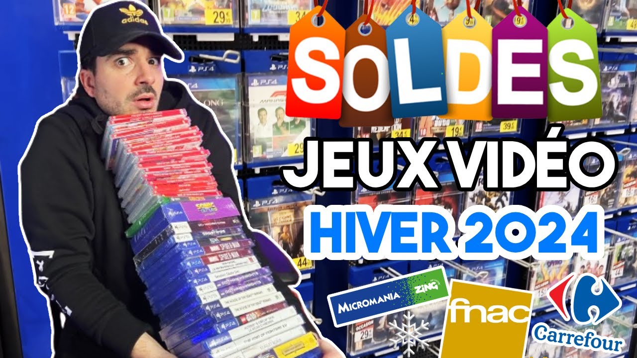 Les SOLDES JEUX VIDÉO Hiver 2024 ! CARTON Plein ! Jeux PS4, PS5, SWITCH à -80% !