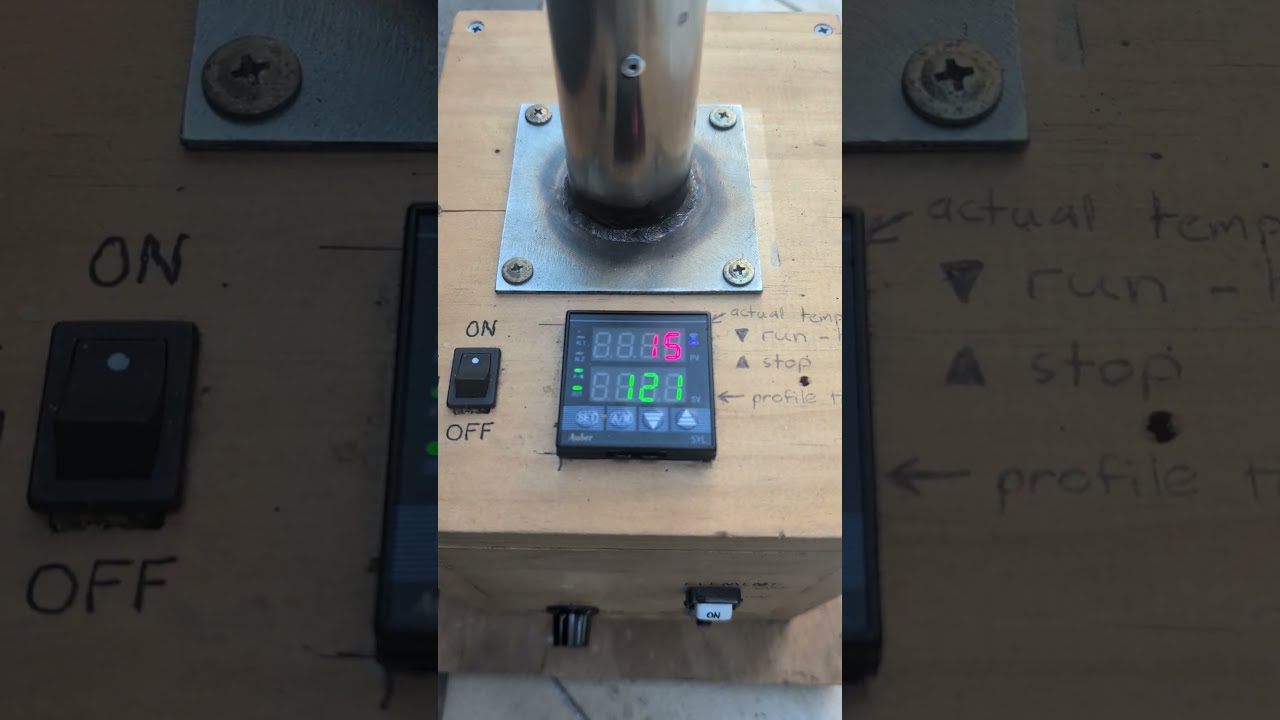 DIY fluid bed coffee roaster final version