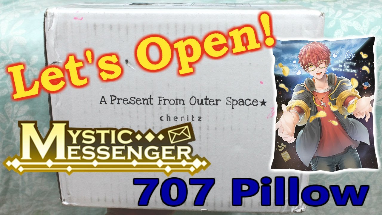 Mystic Messenger OFFICIAL 707 Pillow! Let's Marry in the Space Station!