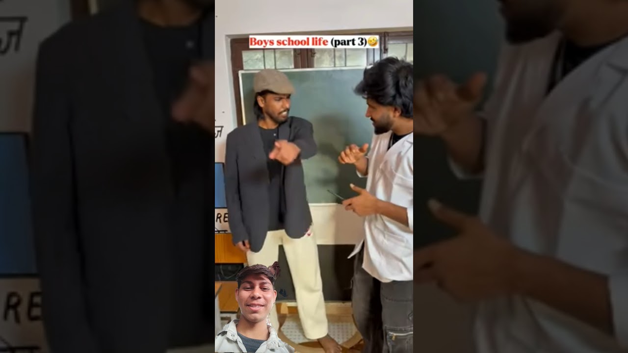 boys school life 😂 funny video 