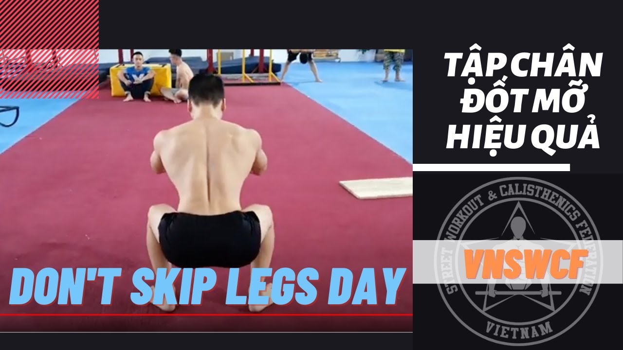 [SUB] Tập chân giúp đốt mỡ hiệu quả cao và tăng sức bật | Don't skip legs day