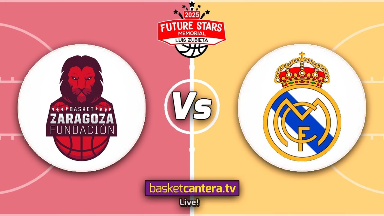 U14M. CASADEMONT ZARAGOZA vs REAL MADRID. Torneo Infantil Future Stars ZUERA 2025 #BasketCantera.TV