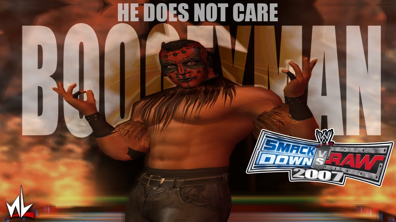 THE BOOGEYMAN does not care. [WWE SVR2007 Season Mode Highlights]