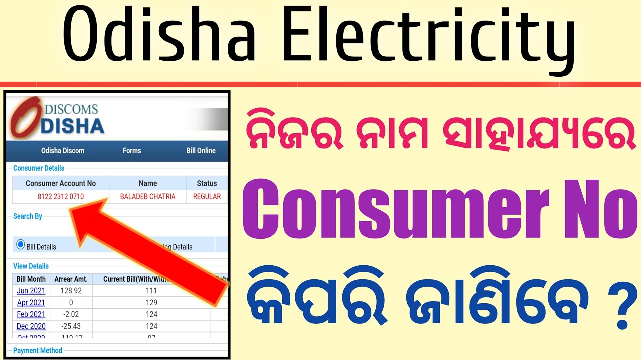 How to know Electricity bill Consumer number online in Odisha // Odisha electricity bill Consumer no
