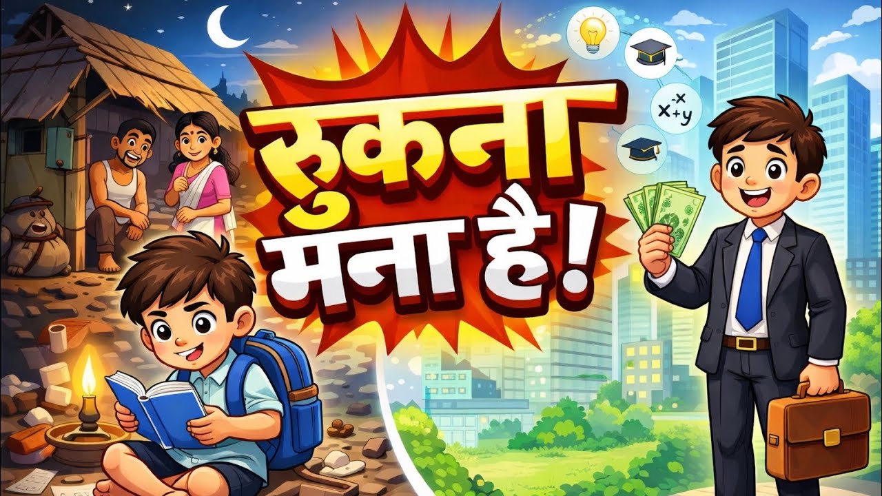 रुकना माना है । एक लड़का जो हर हालत से लड़ कर जीता 