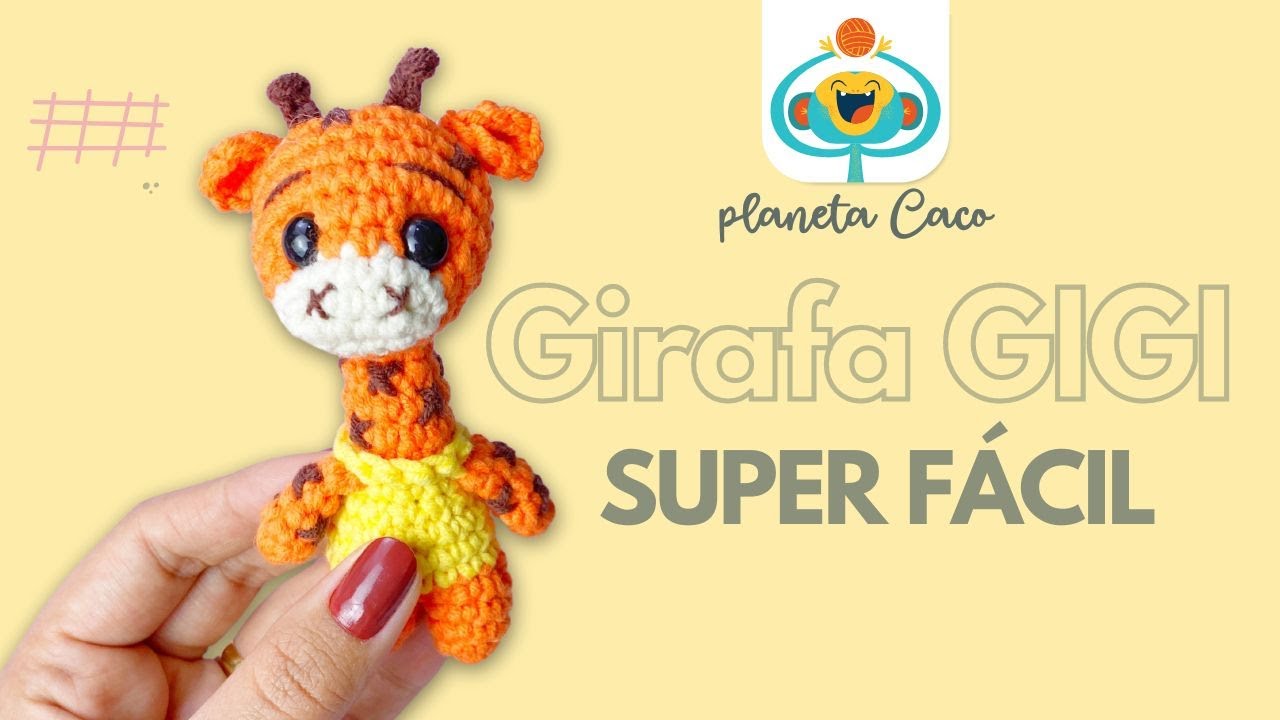 PASSO A PASSO girafinha em amigurumi- FÁCIL