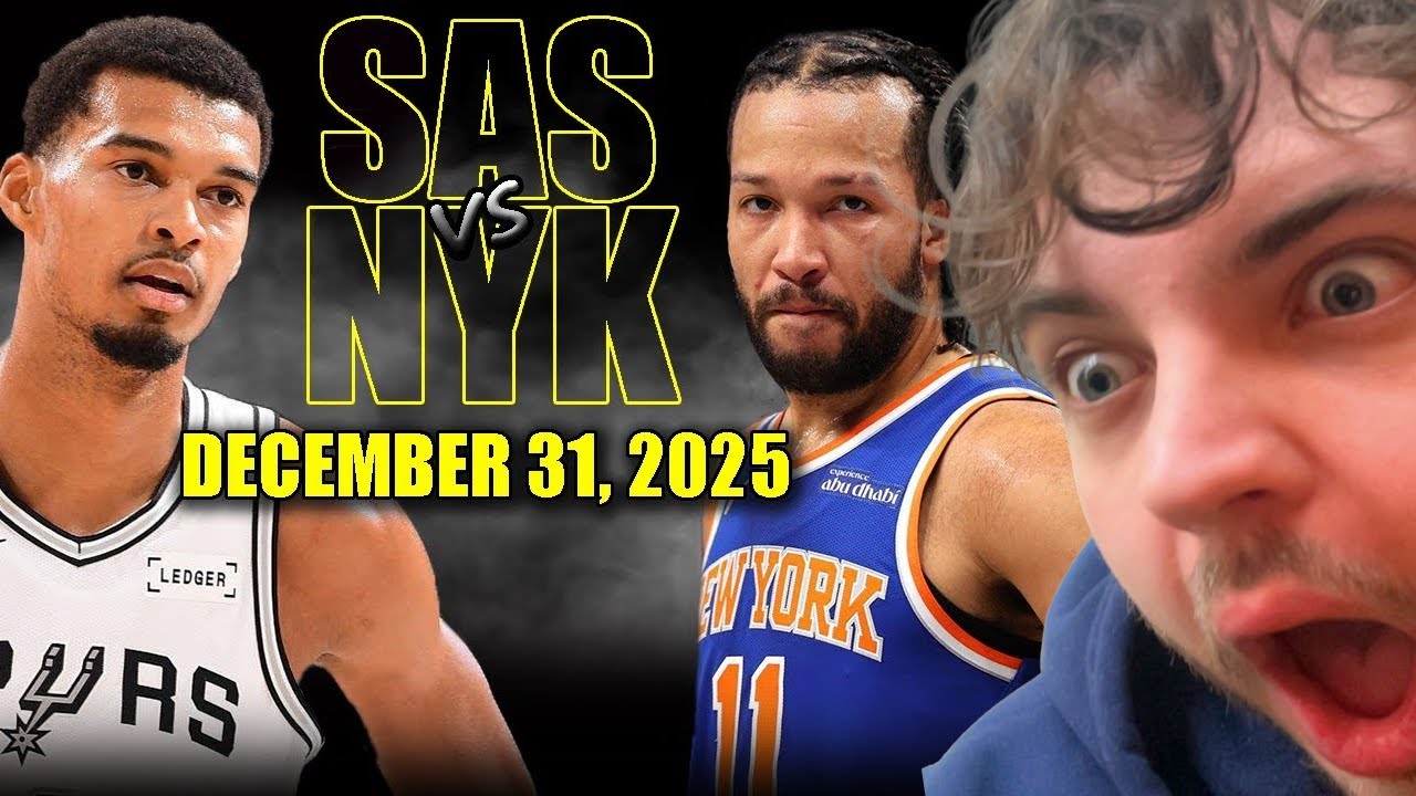 Crxshen Reacts To KNICKS at SPURS | FULL GAME HIGHLIGHTS | December 31, 2025!