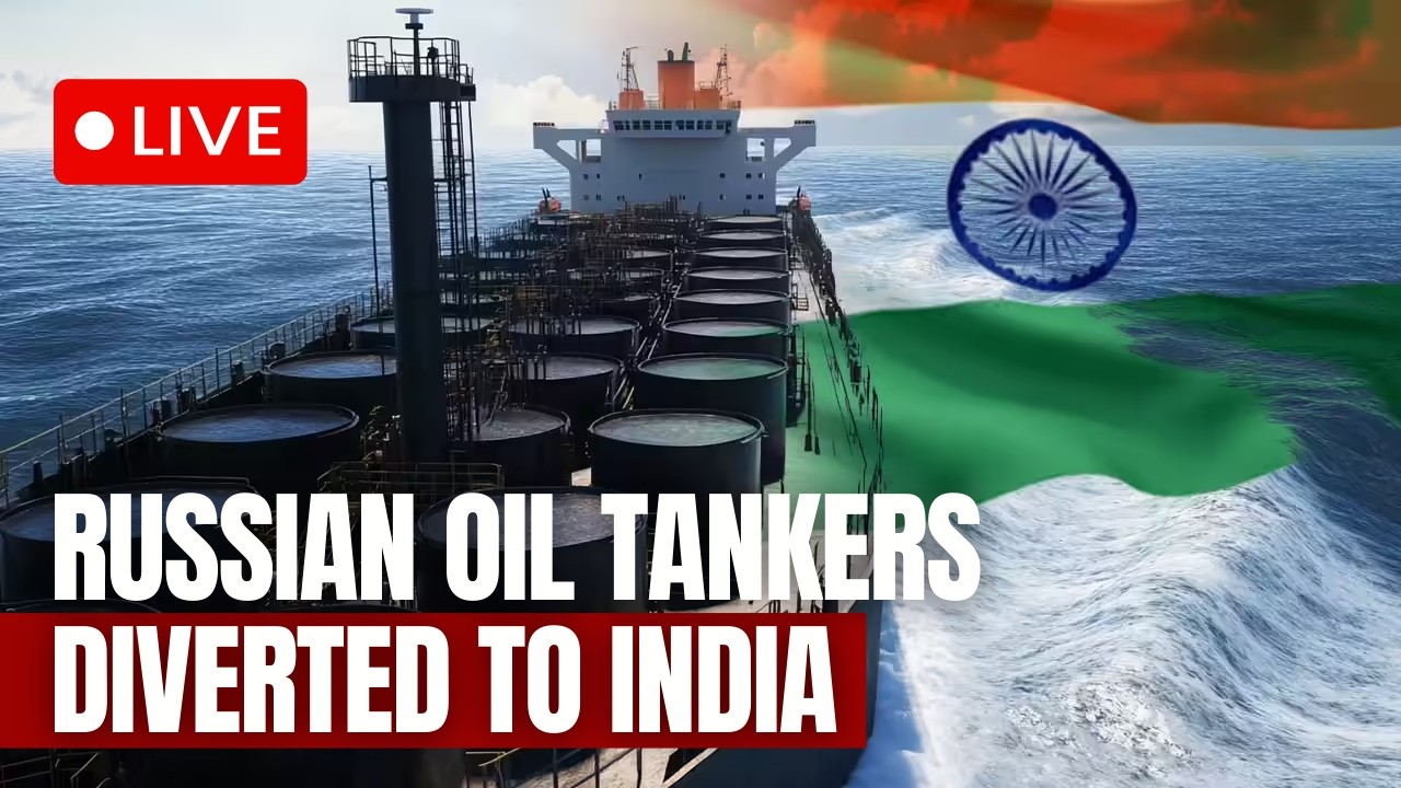 Watch LIVE: Russian Oil Tanker Turns Away From China, Heads To India Amid US-Iran War