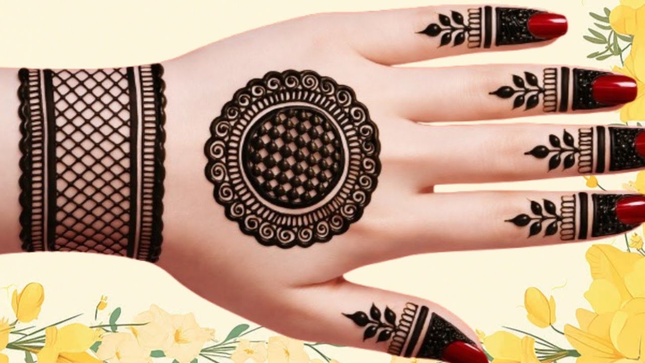 Simple Back Hand Mehndi Designs|Mehandi Design|Easy Mehandi Design 