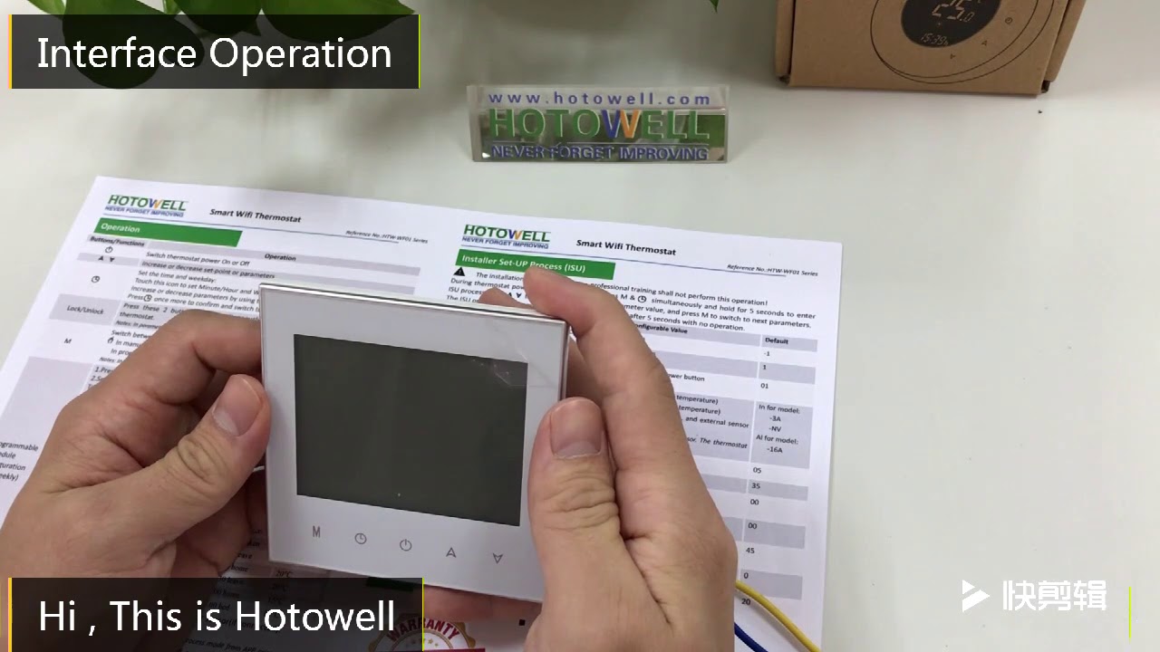 Hotowell-Wifi thermostat-HTW WF01 series
