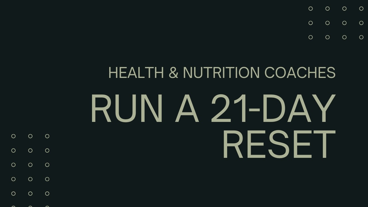 21-Day Foundations Reset Challenge Toolkit Walkthrough (For Health & Nutrition Coaches)